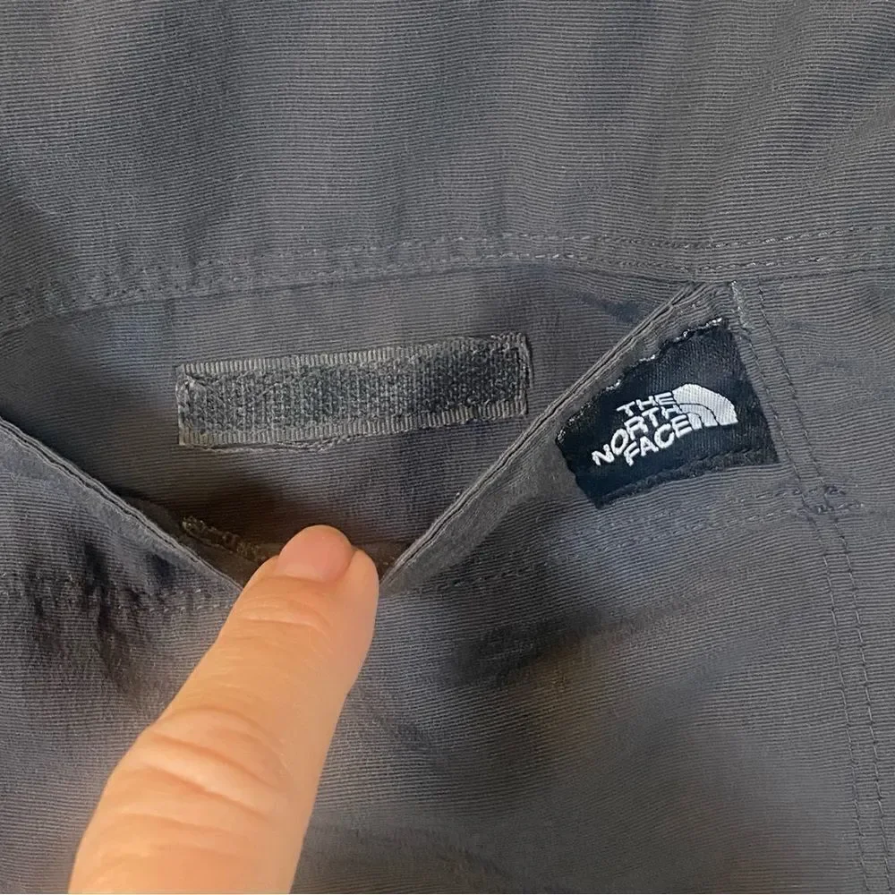 The North Face Gray Nylon Shorts Size 8